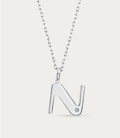 naszyjnik N silver