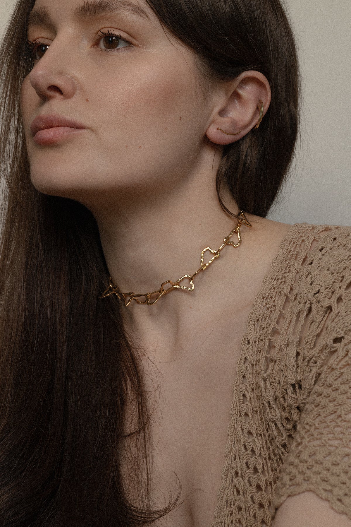 DORSA rose necklace
