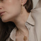 LAGA white earrings
