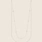 podwójny łańcuszek do okularów perły naturalne srebro 925 LENS II BACCA biżuteria UMIAR