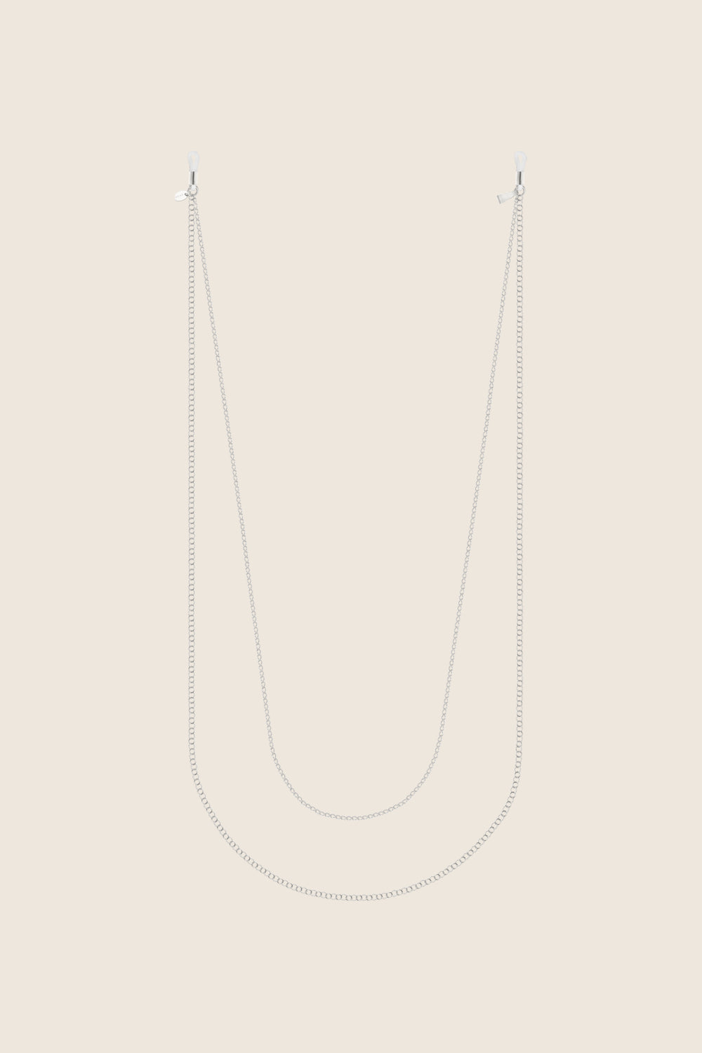 podwójny łańcuszek do okularów srebro 925 LENS II biżuteria UMIAR