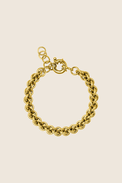 bransoletka łańcuch COMO ze złoconego srebra 925 polska marka UMIAR biżuteria dla kobiet