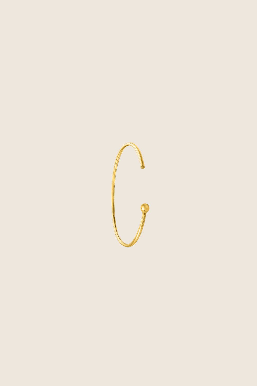 minimalistyczne kolczyki koła GRANO MINI srebro złocone biżuteria UMIAR