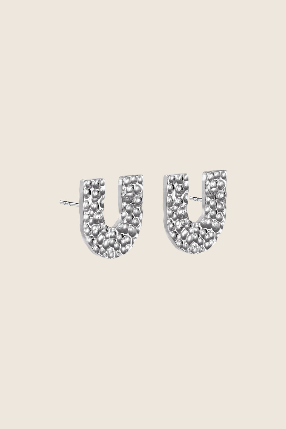 kolczyki U-U białe złoto 585 biżuteria UMIAR
