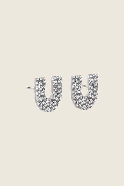 kolczyki U-U białe złoto 585 biżuteria UMIAR