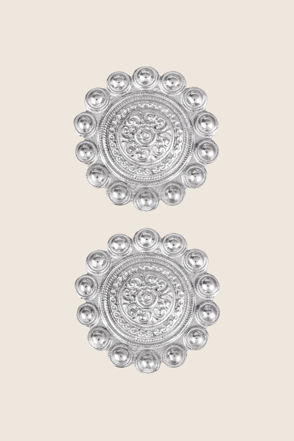 duże orientalne kolczyki VALA srebro 925 polska biżuteria UMIAR