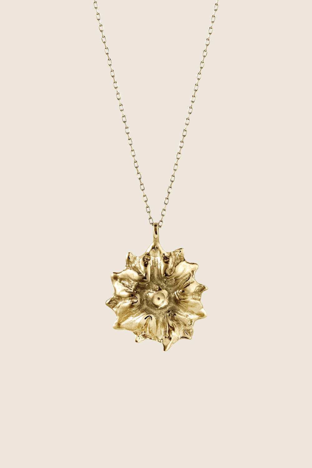 naszyjnik kwiat zawieszka złoto 585 BELLIS kwiatek polska biżuteria UMIAR