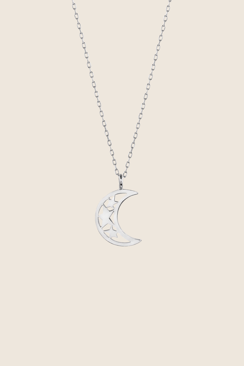 naszyjnik księżyc zawieszka srebro 925 NOX biżuteria UMIAR