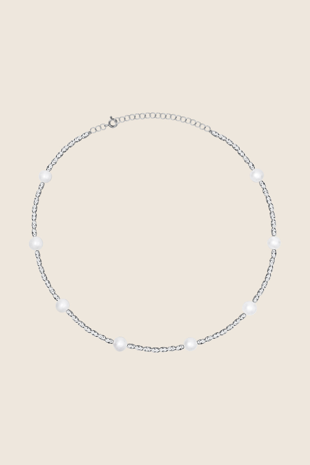 naszyjnik olea perły naturalne srebro 925 OLEA biżuteria UMIAR