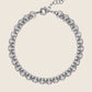 srebrny naszyjnik łańcuch RICA luksusowa biżuteria UMIAR ręcznie robiony