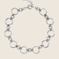 naszyjnik łańcuch ze srebra 925 TELA polska biżuteria artystyczna UMIAR