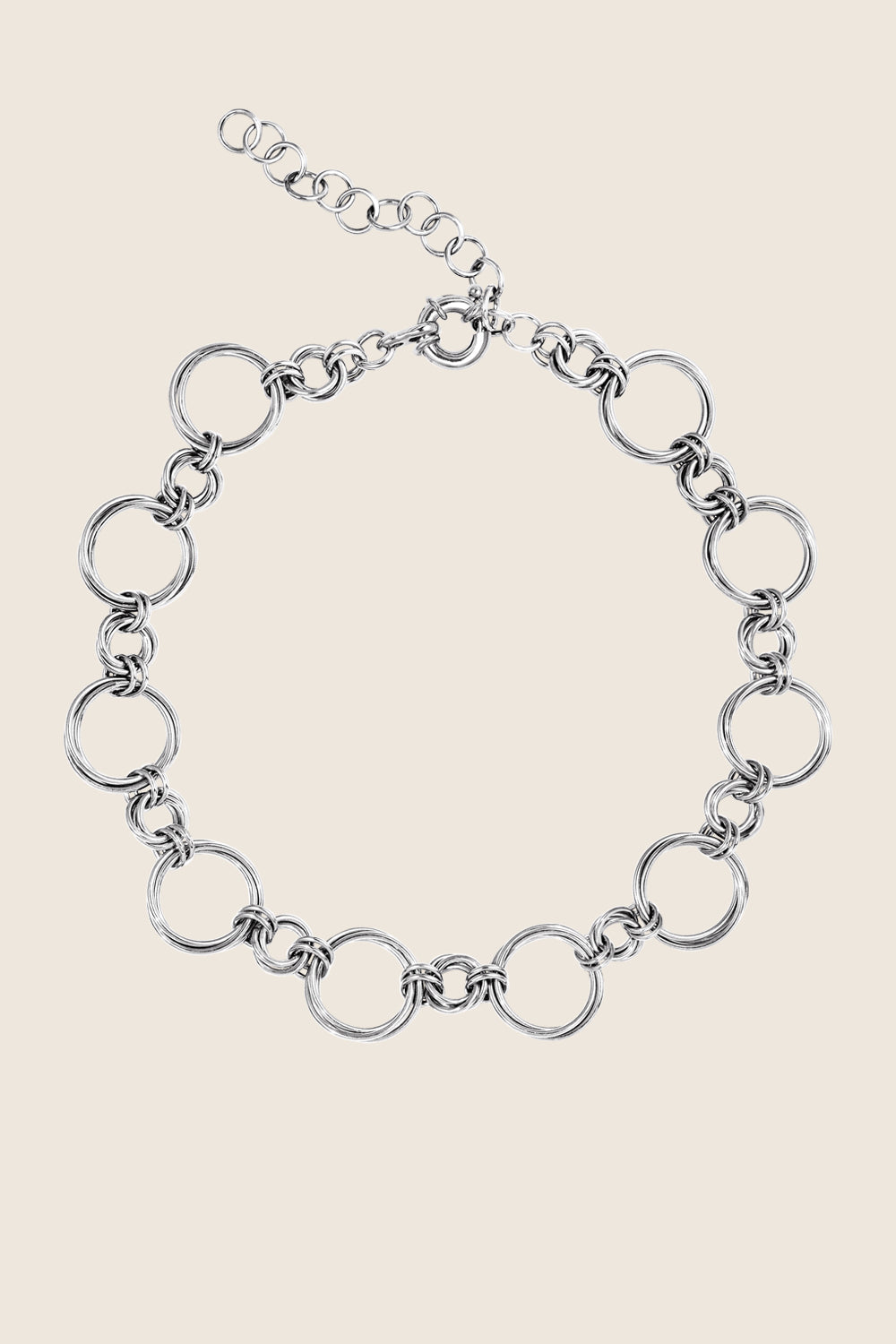 naszyjnik łańcuch ze srebra 925 TELA polska biżuteria artystyczna UMIAR