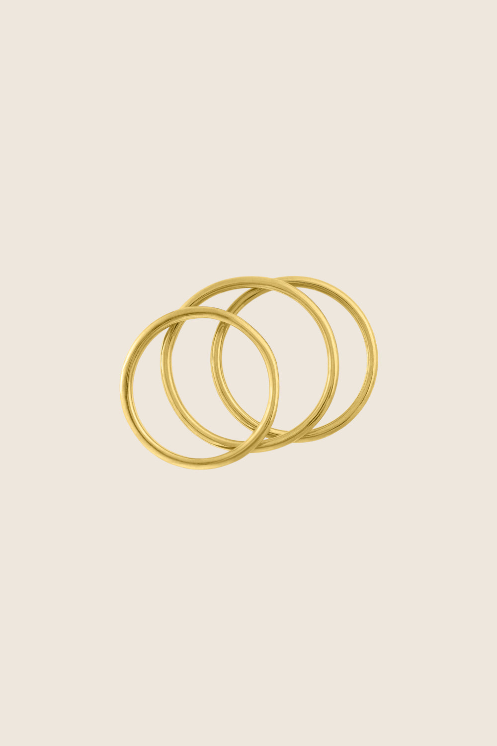 minimalistyczne obrączki PLURES złocone srebro 925 zestaw biżuteria UMIAR