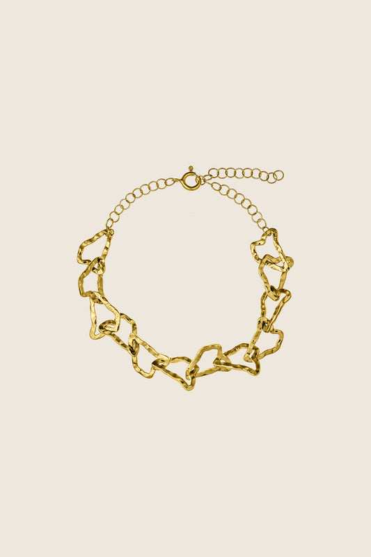 bransoletka łańcuch DORSA złocone srebro 925 polska biżuteria UMIAR warstwice poziomice