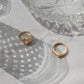 minimalistyczny sygnet LENIS M pozłacany pierścionek ze srebra UMIAR