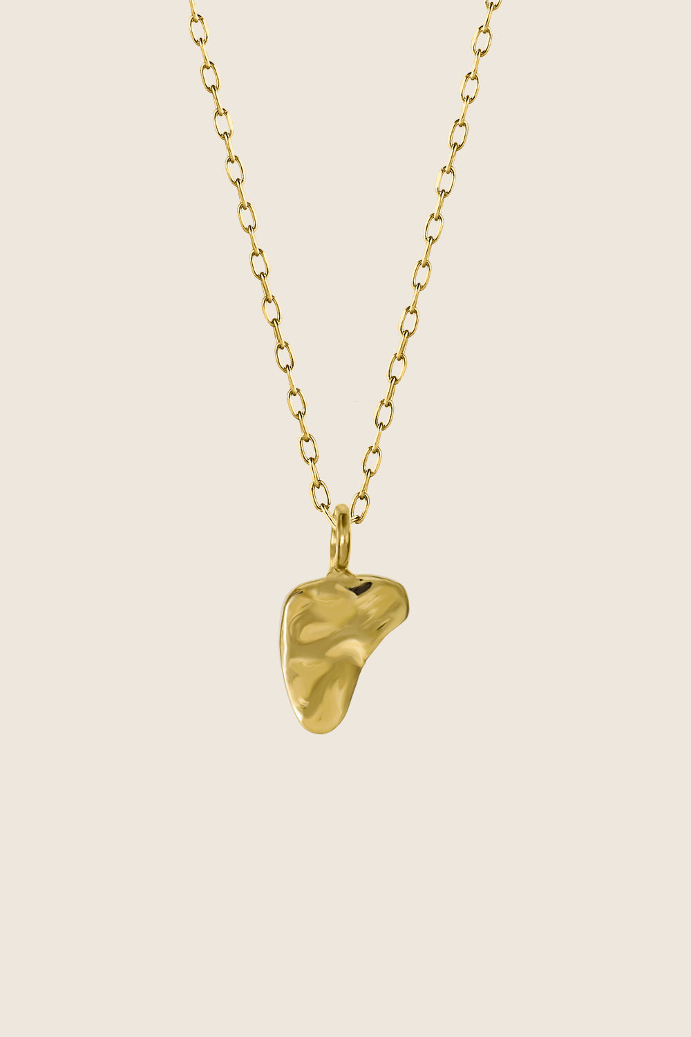 mała zawieszka ze złoconego srebra na łańcuszku JUGO kolekcja Capri biżuteria UMIAR